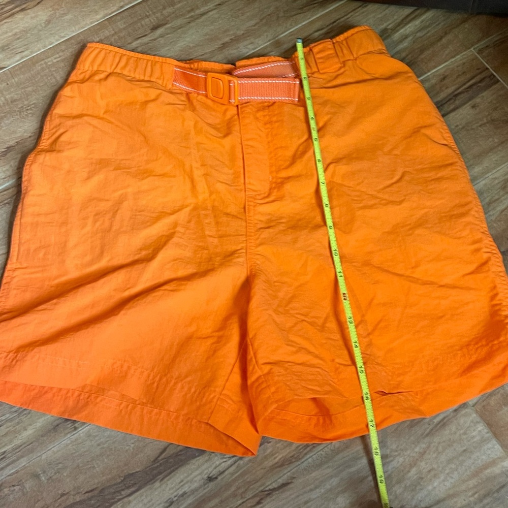 Lands End Men's orange Swim & hiking shorts lined has built in belt - Picture 11 of 13